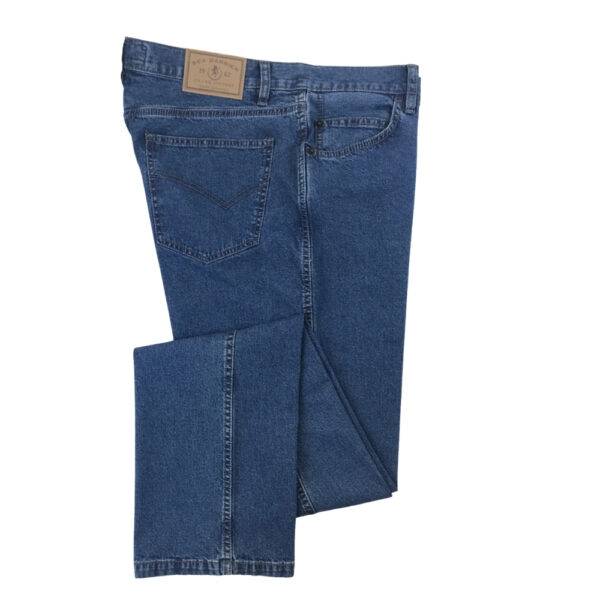 Jeans PANTALONE JEANS UOMO COTONE STRETCH SEA BARRIER 450