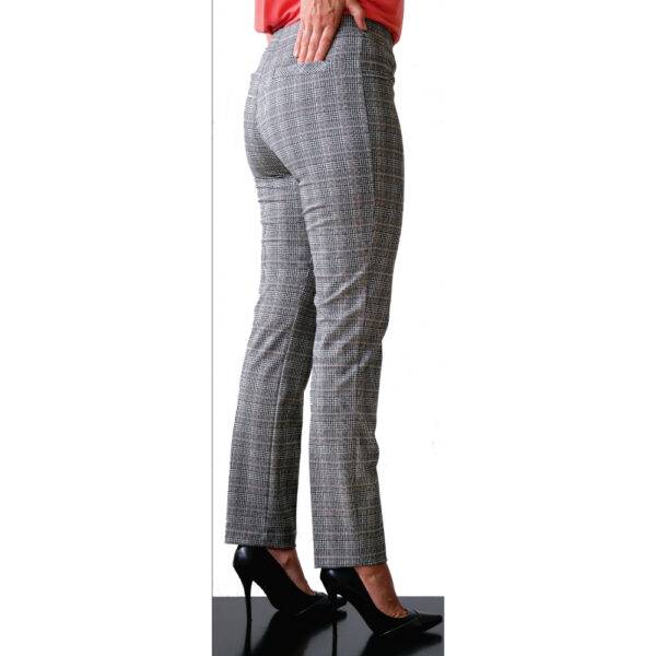 PANTS WOMENS PANTS RIALTO LOOK PIED DE POULE 100% MADE IN ITALY