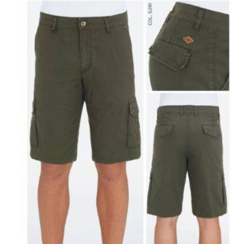 CORONA BERMUDA CARGO SHORTS IN COTTON STRETCH