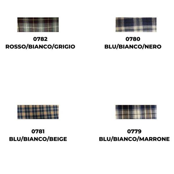 Camicie CAMICIA UOMO PURO COTONE SCACCHI GRADO