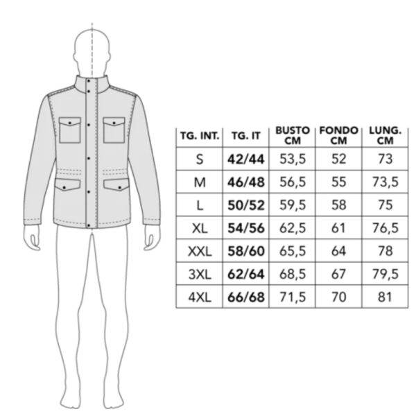 SPRING JACKETS MENS JACKET ‘SAHARIANA’ POPELINE COTTON SEA BARRIER “MIRKO”