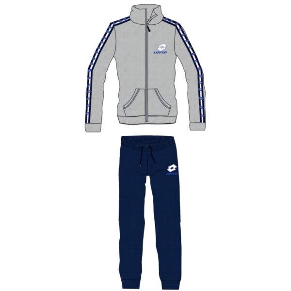 SPORTS SUITS PURE COTTON SWEATER WITH ZIPPER LOTTO LA6508