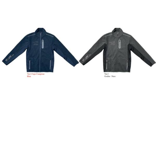 HOODIES AND SWEATSHIRTS HIGH NECK SWEATER WITH ZIPEPER 2 LAYER BE BOARD 14F9361