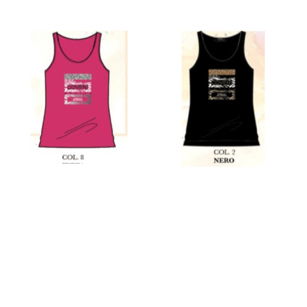 TANK TOPS WOMEN’S TANK TOP PURE COTTON COVERI ODC3086 PLUS SIZES