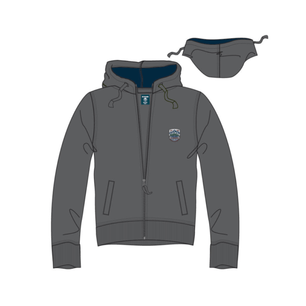 HOODIES AND SWEATSHIRTS MAN SWEATSHIRT WITH FULL ZIP AND HOOD IN MIXED COTTON BE BOARD 9043